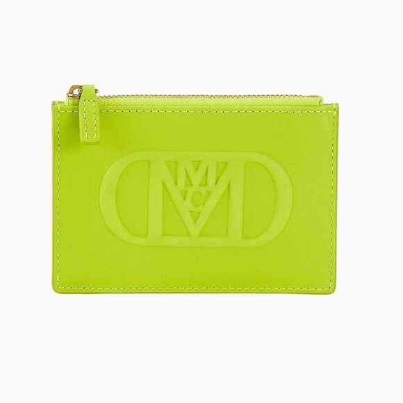 MCM Handbags - MCM Mode Travia Logo Card Case Acid Lime